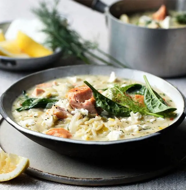 This simple soup is loaded with many flavor and prepared in short time.